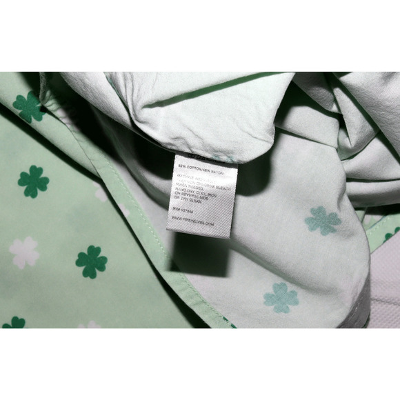 Tipsy Elves Men's Short Sleeve Button Front Clovers Shirt Size Medium - Picture 6 of 6